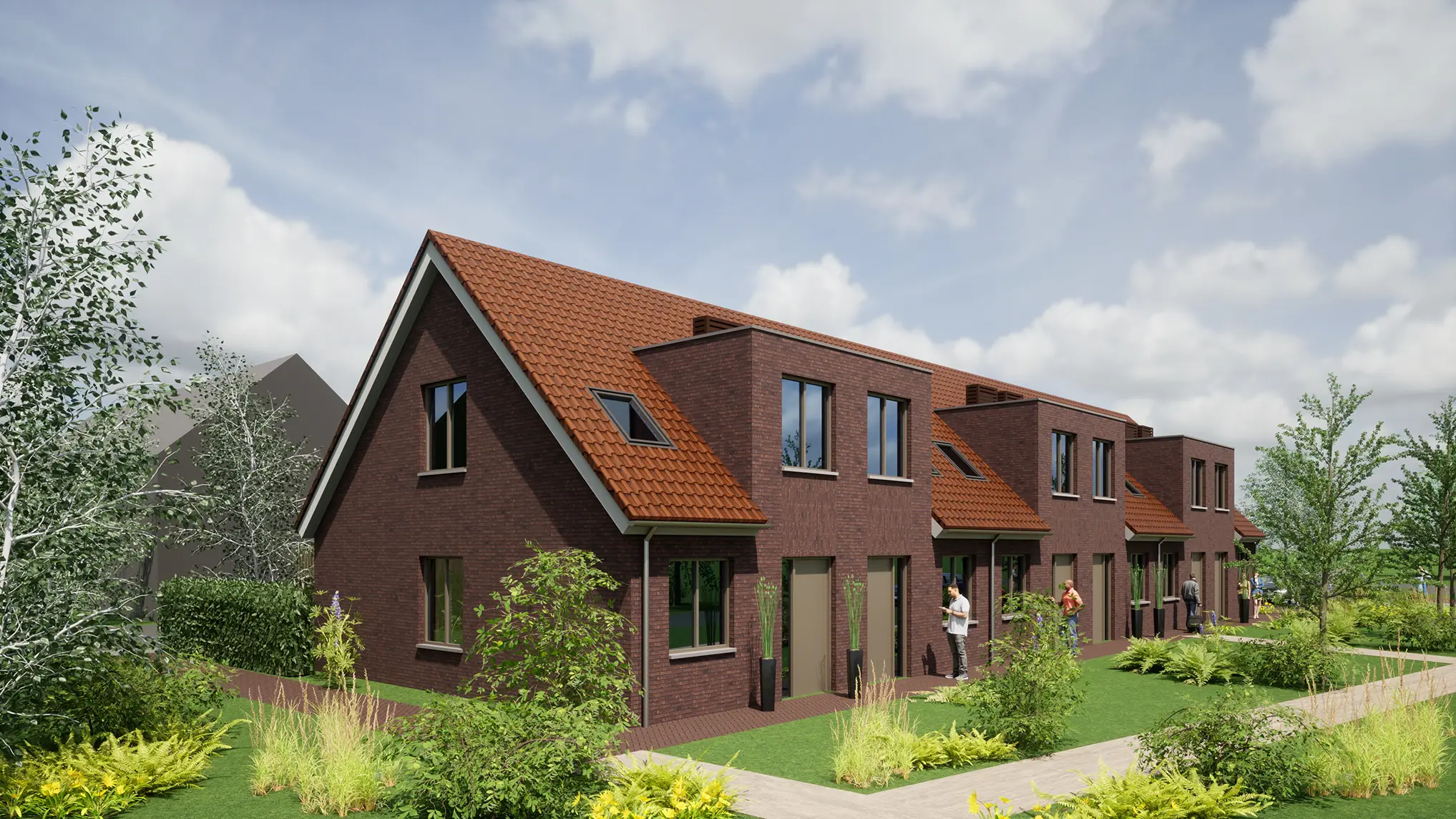 hoekwoning tussenwoningen zuid andere kant